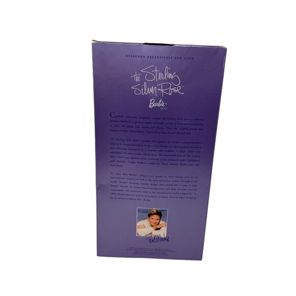 Barbie The Sterling Silver Rose #53865 Collector Edition NRFB 2001 Bob Mackie Av - Picture 4 of 7